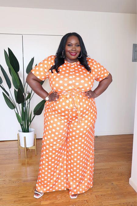 In need of a plus size matching set for vacation? Checkout these wide leg  options. 

#LTKmidsize #LTKplussize #LTKstyletip
