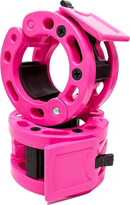 Olympic Barbell Clamps Collars Quick Release Pair of Locking Weight Clips Fit 2 Inch Barbell for Weightlifting | Amazon (US)