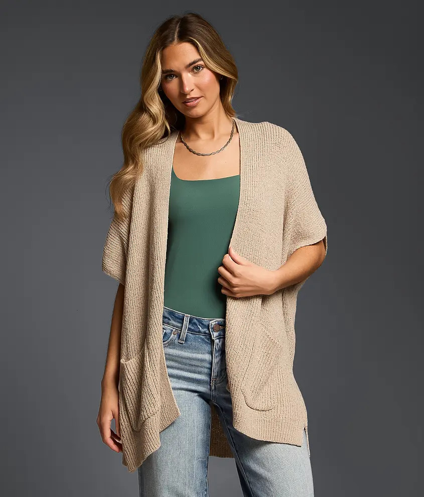 Open Weave Cardigan Sweater | Buckle