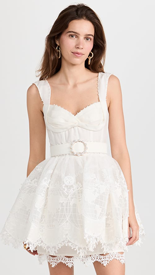 Zimmermann High Tide Embroidered Mini | SHOPBOP | Shopbop