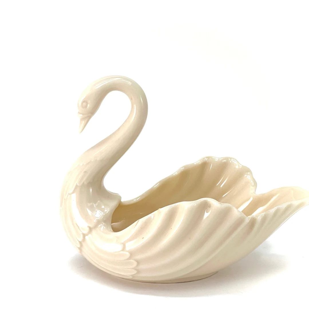Ring Dish Swan Porcelain Jewelry Holder Vintage Lenox Small Figurine Ring Holder Hairpin Trinket ... | Etsy (US)