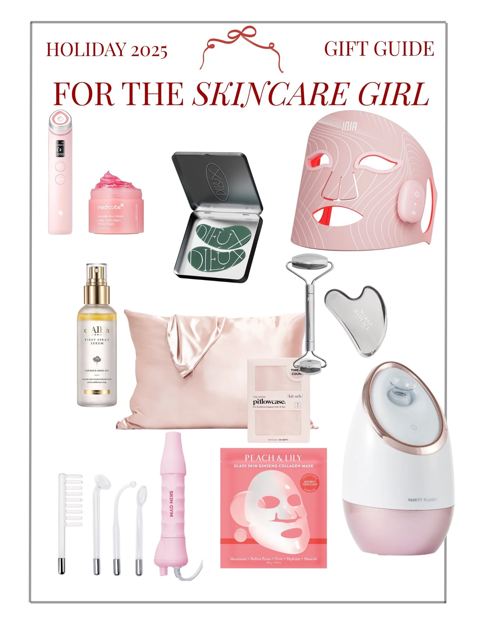 The skincare girly in your life would love these gifts ! So many tools like red therapy masks, facial steamers, and high frequency wands can take your skin from dull to glass ✨

#LTKHoliday #LTKBeauty #LTKGiftGuide
