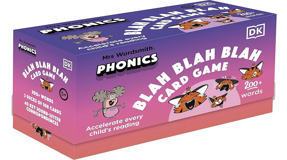 Mrs Wordsmith Phonics Blah Blah Blah Card Game, Kindergarten & Grades 1-2: Accelerate Every Child... | Amazon (US)