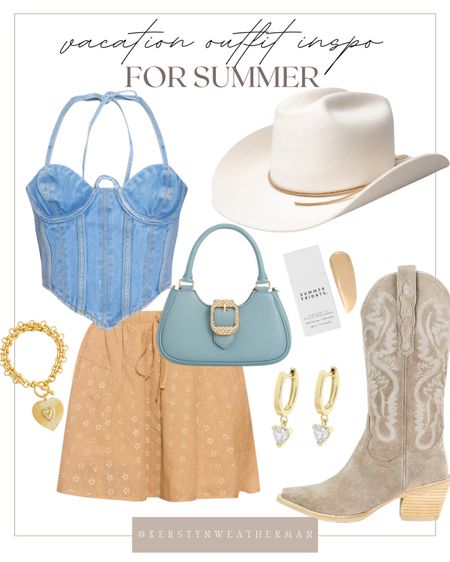 How cute is this outfit from pretty little things!? 

I love a denim top moment  🦋🩵🪡

This western look is perfect for your next country music festival, Nashville trip, or bachelorette party!

Country concert outfit, western fashion, concert outfit, western style, rodeo outfit, cowgirl outfit, cowboy boots, bachelorette party outfit, Nashville style, Texas outfit, sequin top, country girl, Austin Texas, cowgirl hat, pink outfit, cowgirl Barbie, Stage Coach, country music festival, festival outfit inspo, western outfit, cowgirl style, cowgirl chic, cowgirl fashion, country concert, Morgan wallen, Luke Bryan, Luke combs, Taylor swift, Carrie underwood, Kelsea ballerini, Vegas outfit, rodeo fashion, bachelorette party outfit, cowgirl costume, western Barbie, cowgirl boots, cowboy boots, cowgirl hat, cowboy boots, white boots, white booties, rhinestone cowgirl boots, silver cowgirl boots, white corset top, rhinestone top, crystal top, strapless corset top, pink pants, pink flares, corduroy pants, pink cowgirl hat, Shania Twain, concert outfit, music festival

Country concert outfit. Country outfit. cowboy boots, western, country style, country outfit, cowgirl boots, boots, Nashville outfit, country concert outfit inspo. #CowboyBoots #Nashville #Western #WesternFashion #NashvilleTennessee #CountryConcert #CowboyBootsOutfit #CowboyBootsStyling #CowgirlBoots #CowboyBoot #CowgirlBootsOutfit #BootsOutfit #OutfitWithCowboyBoots #WesternStyle #UnboxingBoots #BootsUnboxing #FYP #westernchic 

#LTKFestival #LTKU #LTKSeasonal