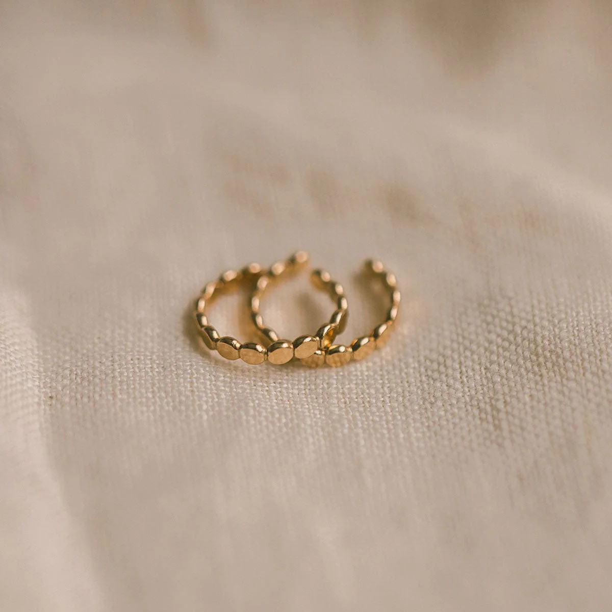 Made By Mary Single Poppy Ear Cuff | Dainty, Shimmery, Minimalist | Made by Mary (US)