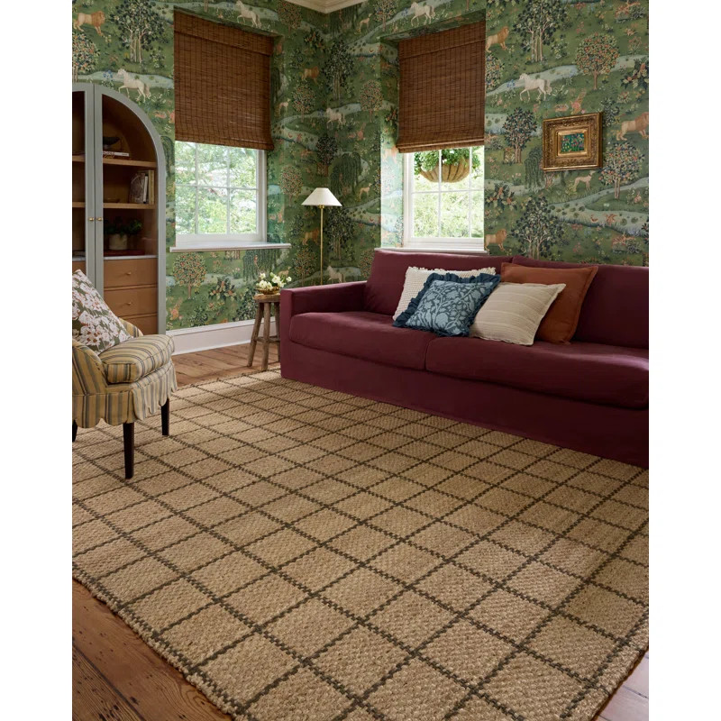 Fletcher Natural / Olive Area Rug | Wayfair North America