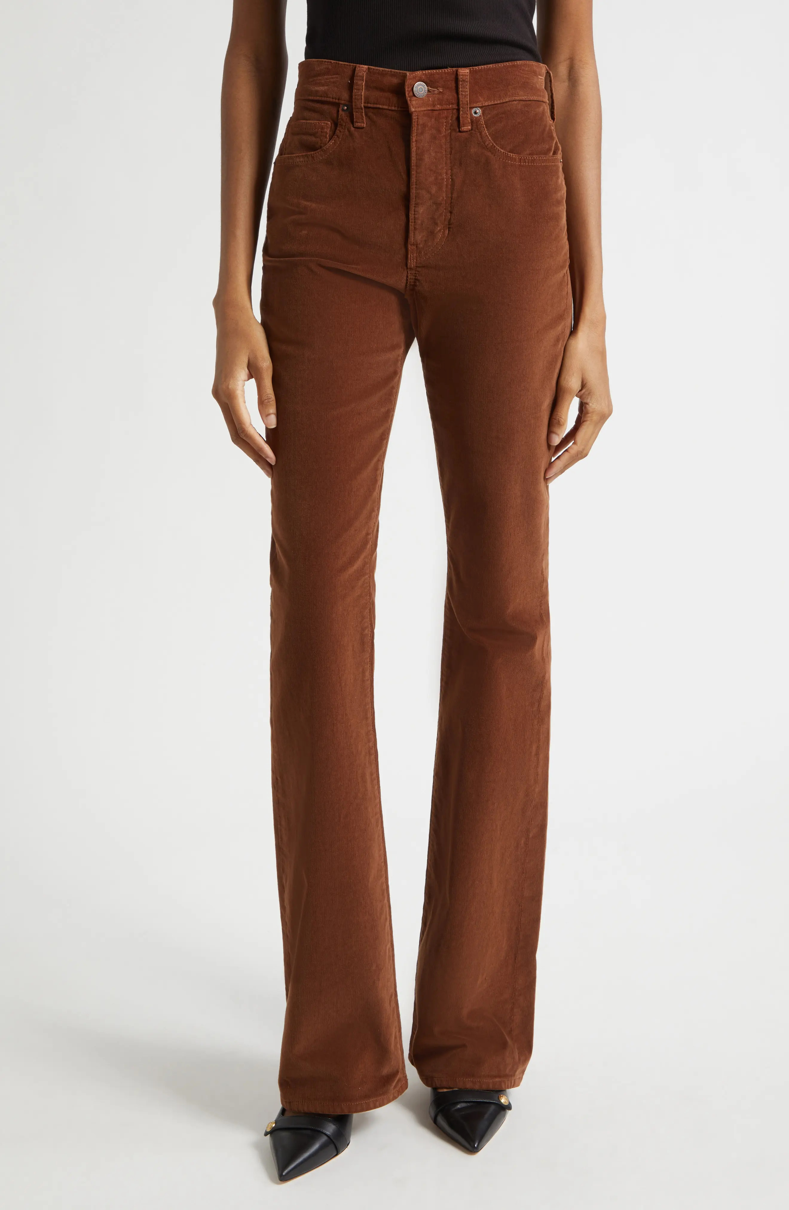 Beverly Skinny Flare Corduroy Pants (Women) | Nordstrom | Nordstrom