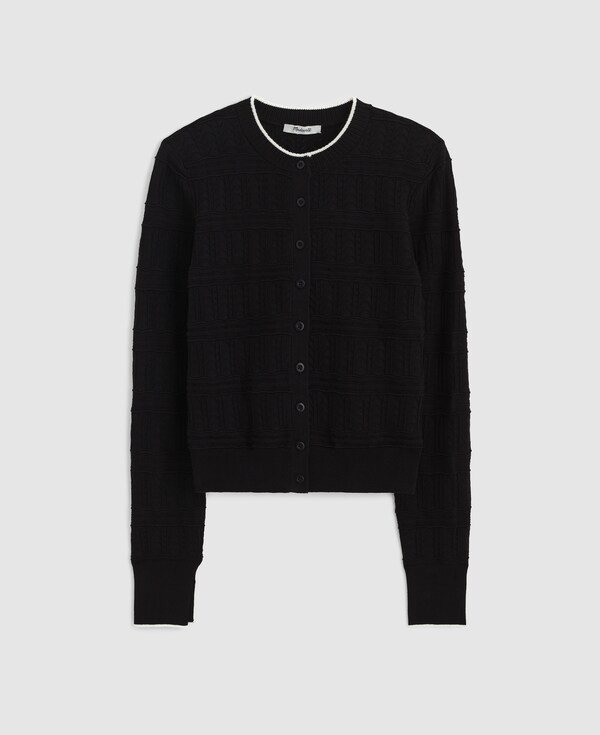 Pointelle-Stitch Cardigan | Madewell | Madewell