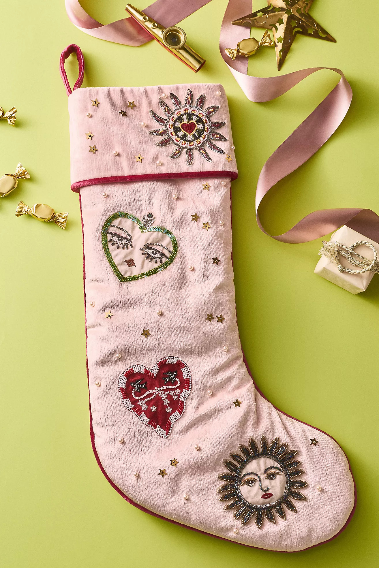 Coretta Embellished Stocking | Anthropologie (US)