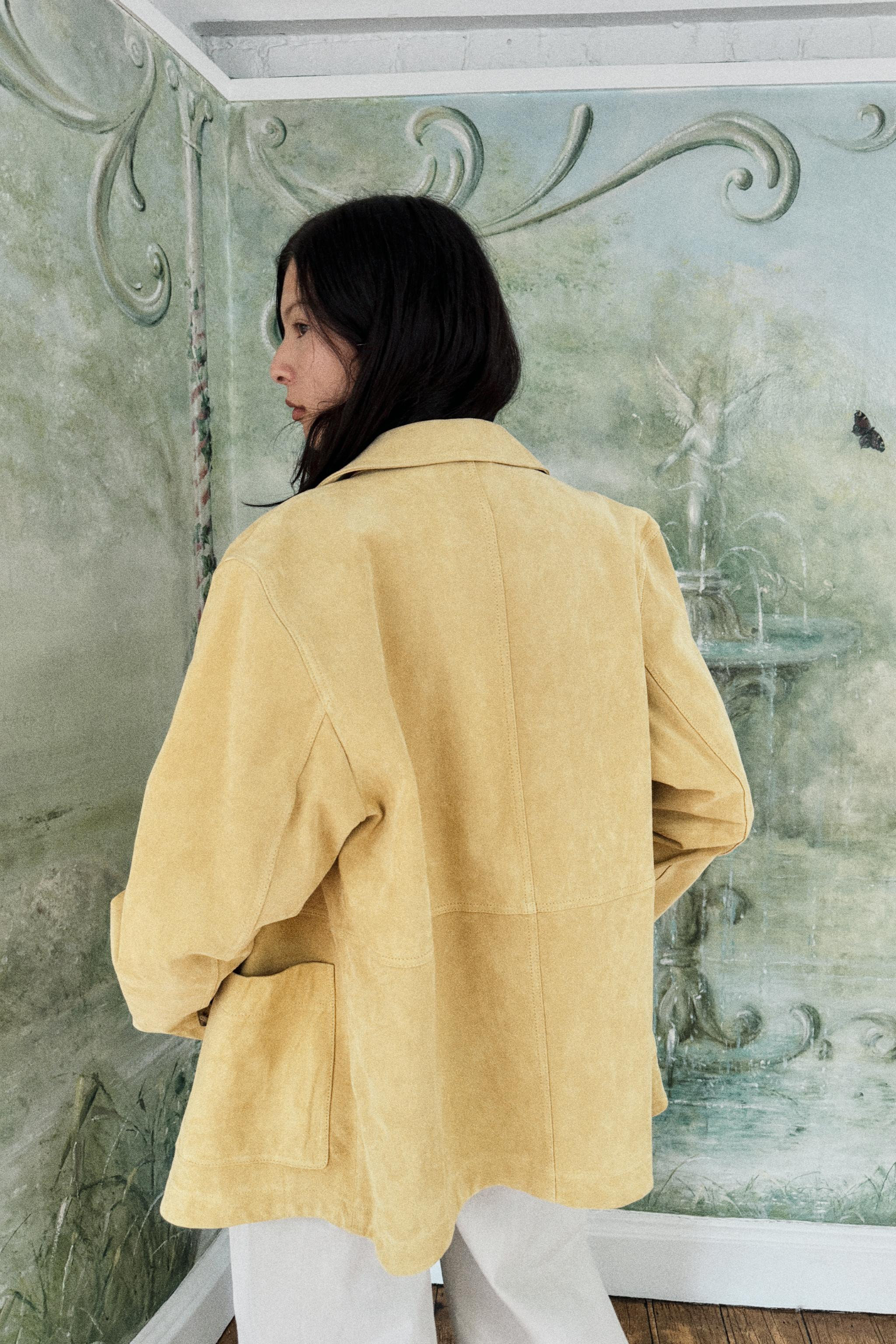 100% SUEDE LEATHER JACKET | Zara US