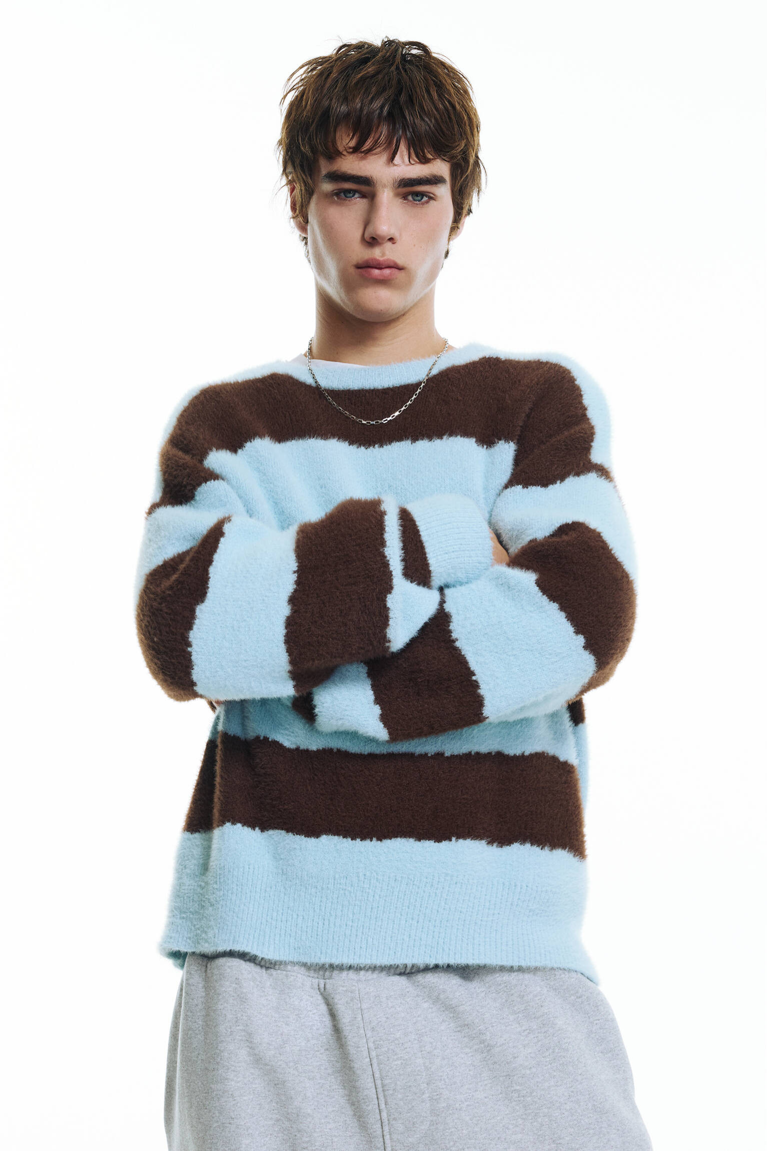 Striped jumper - pull&bear | PULL and BEAR UK