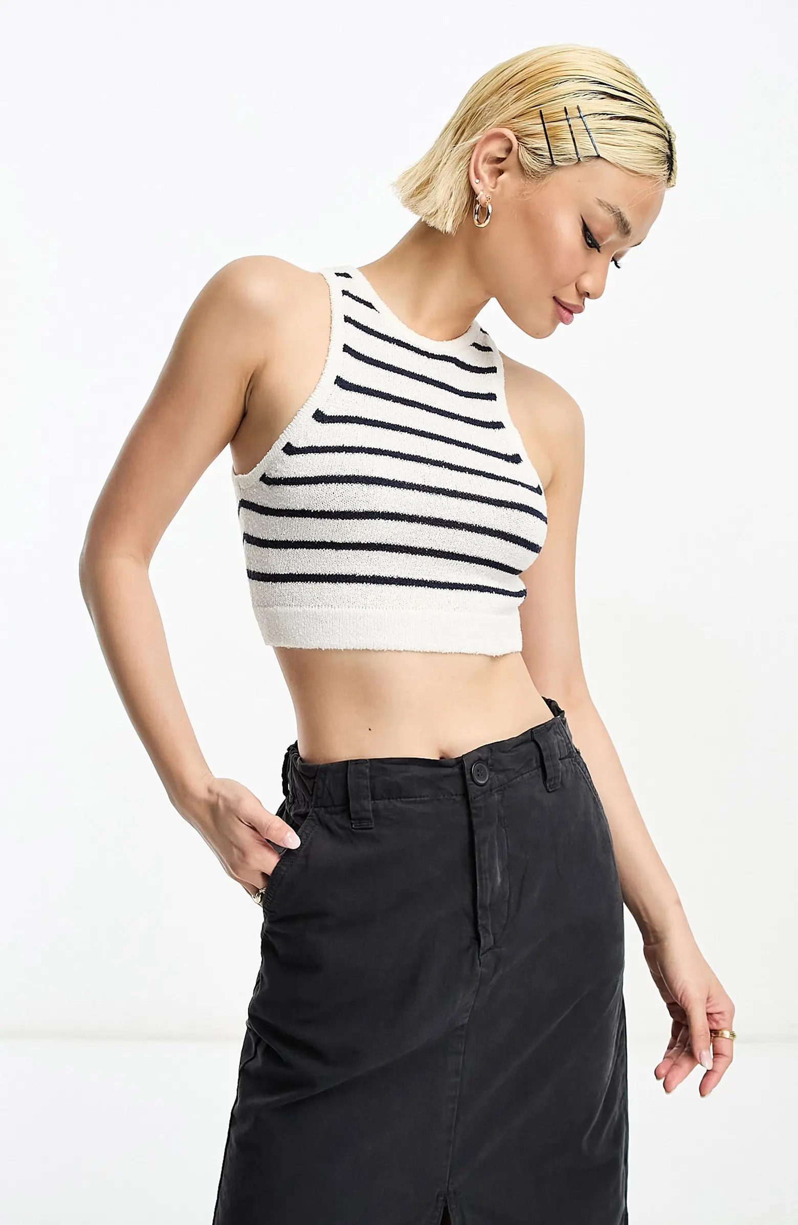 Stripe Knit Crop Tank | Nordstrom