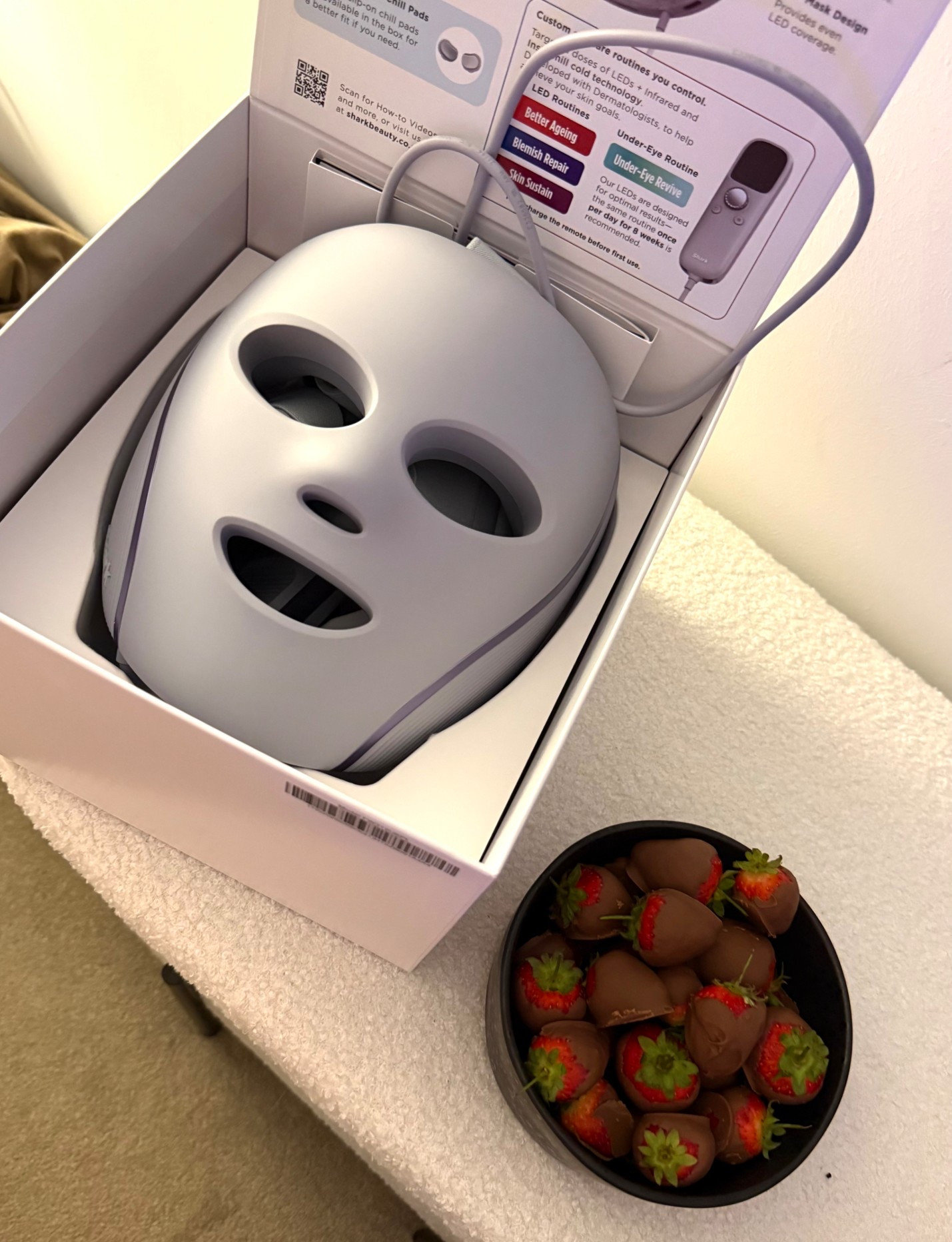 Shark CryoGlow LED mask 🤍 the best wellness purchase 

#LTKsummer #LTKbeauty #LTKgiftguide