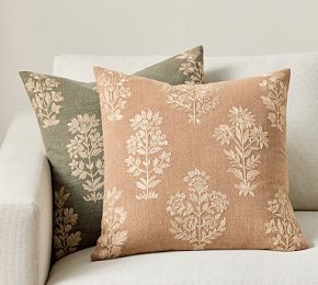 Gillian Embroidered Pillow | Pottery Barn (US)