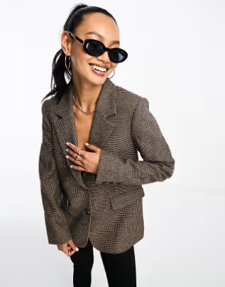 & Other Stories single breasted blazer and mini skirt | ASOS (Global)