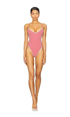 Lovers and Friends Ruby One Piece in Red Gingham from Revolve.com | Revolve Clothing (Global)