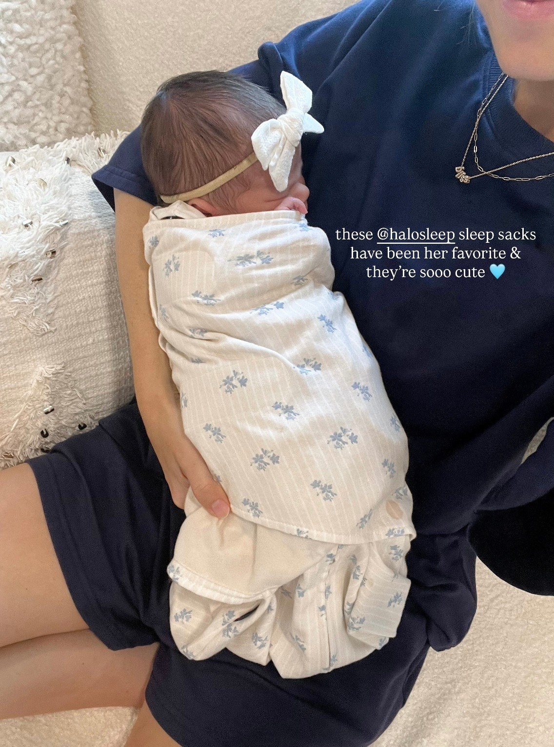 Halo swaddles are her fave 🤍

#LTKBaby