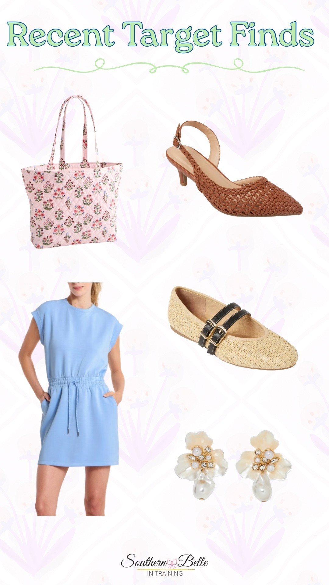 Recent Target finds!! Early fall shoes, athletic dress, weddings earrings and Vera Bradley!