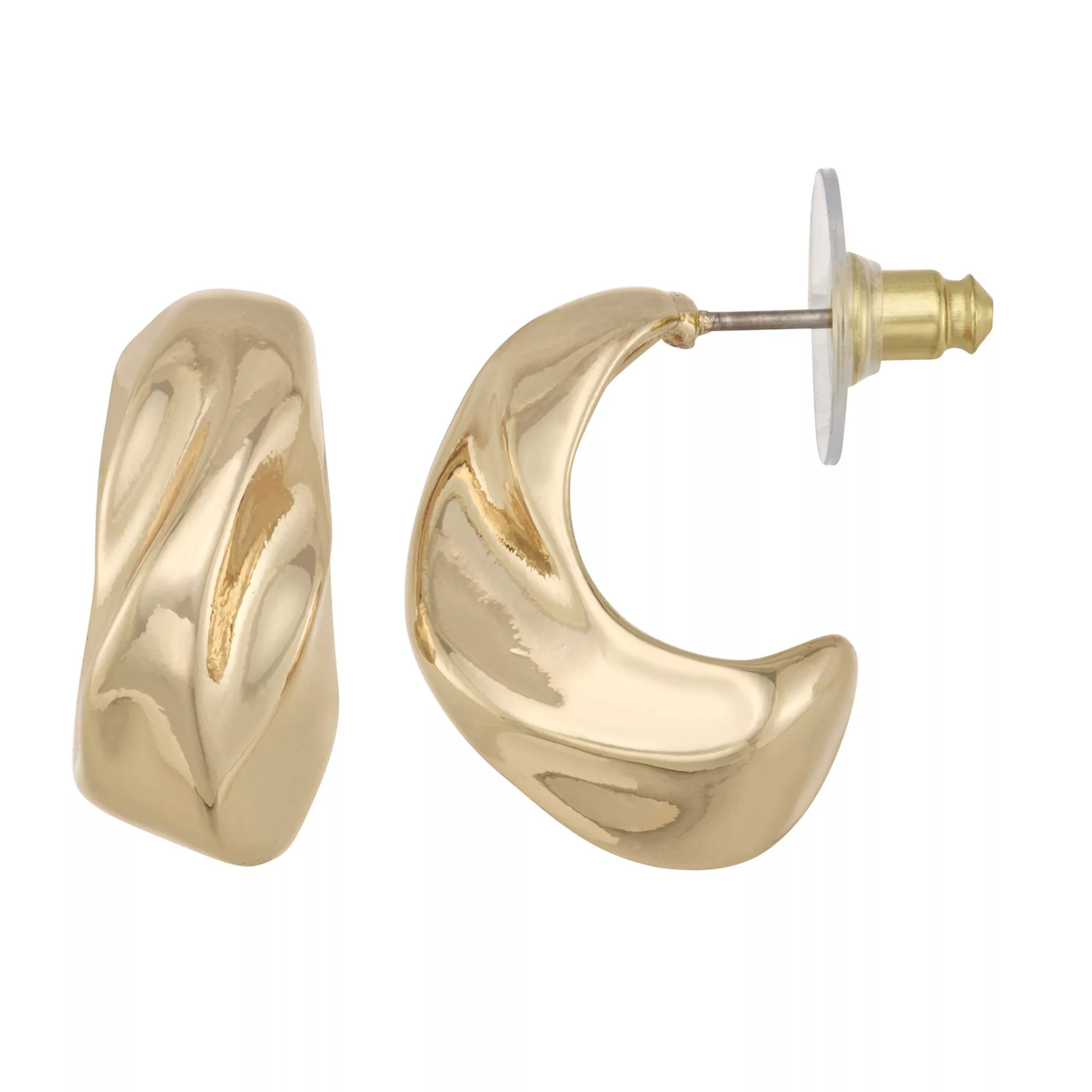 Nine West Sculptural Hoop Earrings | Kohl's