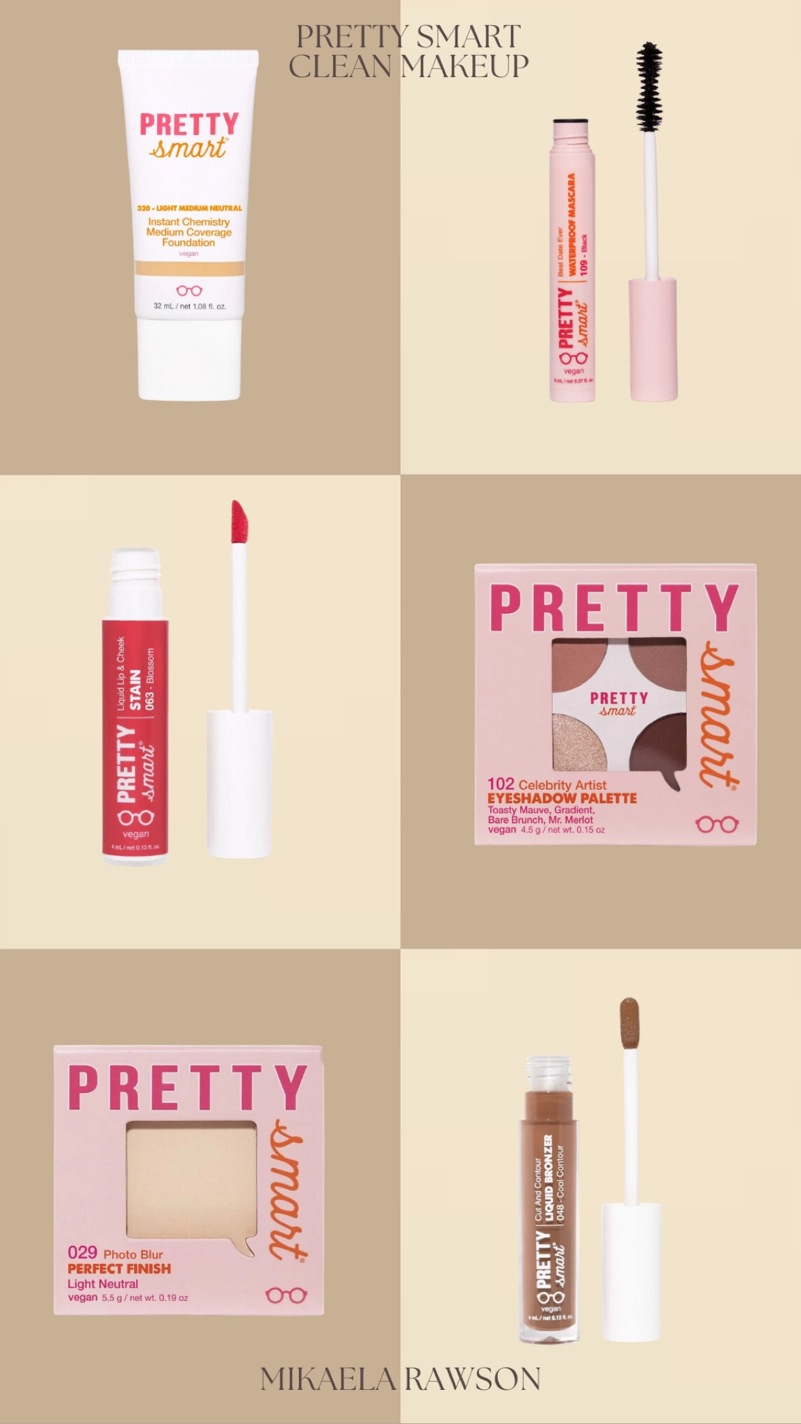 Pretty Smart clean makeup!! 🤍

Non toxic makeup. Clean beauty brand. Non toxic foundation. Non toxic lip and cheek stain. Non toxic bronzer. Non toxic black mascara. Non toxic eyeshadow  

#LTKStyleTip #LTKGiftGuide #LTKBeauty