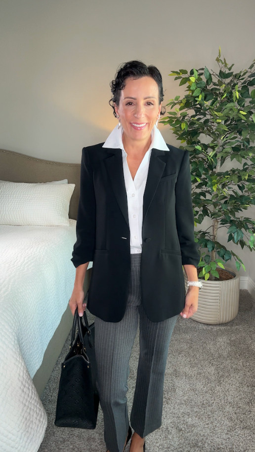Nothing feels more polished than a crisp white shirt and a good pair of Ponte pants. Clean lines, classic fit, and the kind of comfort that makes you forget you’re dressed up. 

 #LTKPetite #LTKStyleTip #LTKWorkwear
