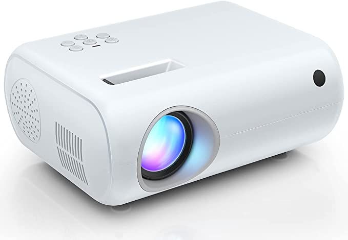 Mini Projector, CLOKOWE 2023 Upgraded Portable Projector with 9000 Lux and Full HD 1080P, Movie P... | Amazon (US)