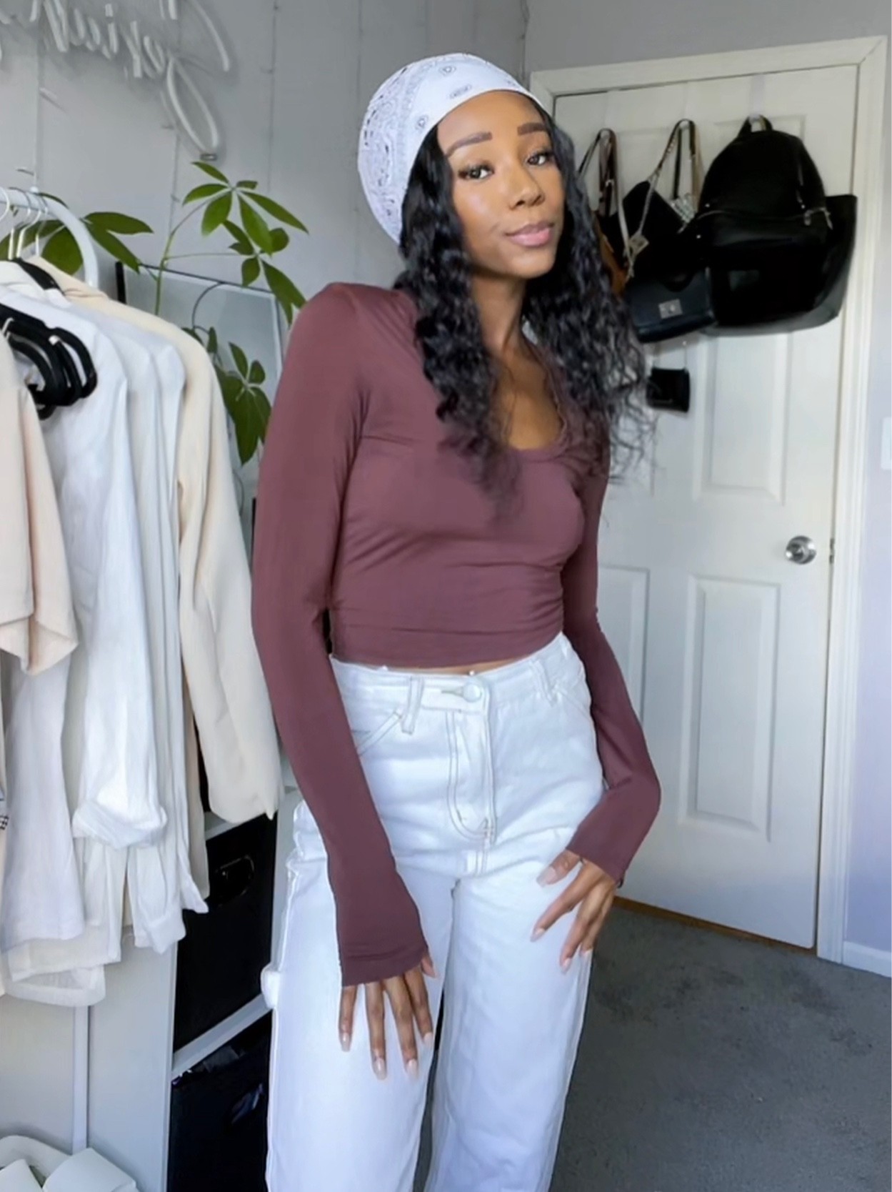 Long sleeve top from shein 

#LTKstyletip #LTKunder50 #LTKsalealert