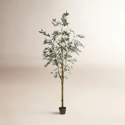 Artificial Potted Olive Tree | Wayfair North America