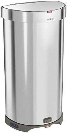 EyeVac+. 2in1 Touchless Trash Bin and Touchless Vacuum. Stainless Steel, 13 Gallon Trash Bin, 1000 W | Amazon (US)
