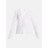 Scenario Women's Eyelet Tie Front Cardigan, Lightweight, Sizes XS-XXXL | Walmart (US)