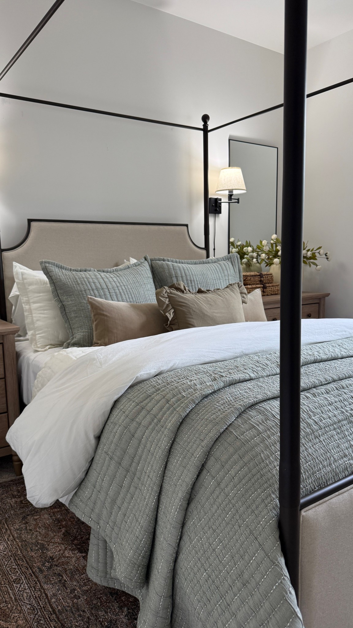 In love with our guest room spring bedding refresh! @Quince  is my go to for affordable quality bedding pieces! They have the prettiest variety of textures and materials that are so fun to layer up to get a cozy welcoming look! You really can’t beat the price for this quality 🙌🏻 #quincepartner #onequince

@Shop.LTK #liketkit 

#LTKSaleAlert #LTKHome