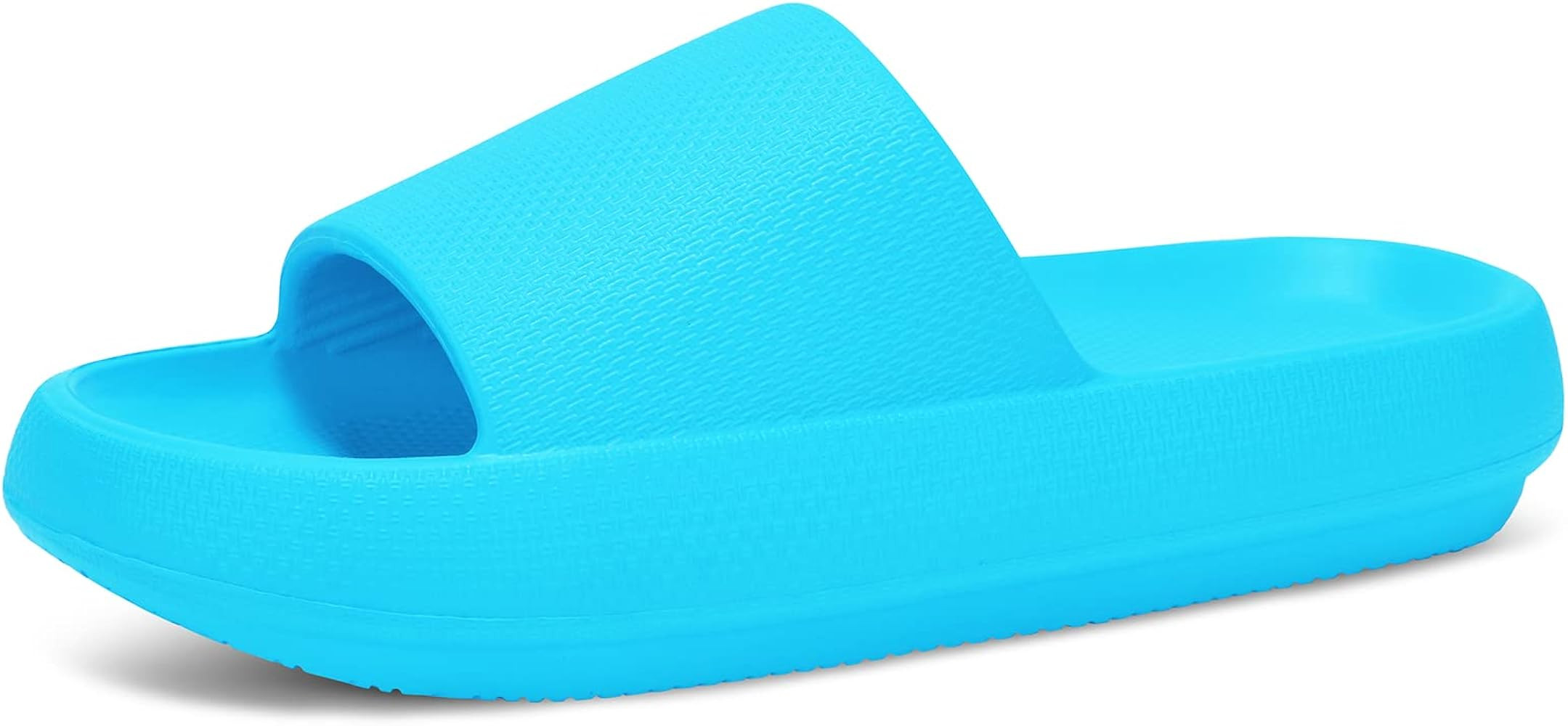 welltree Cloud Slides for Women Men Pillow Slippers Non-Slip Bathroom Shower Sandals Soft Thick S... | Amazon (US)