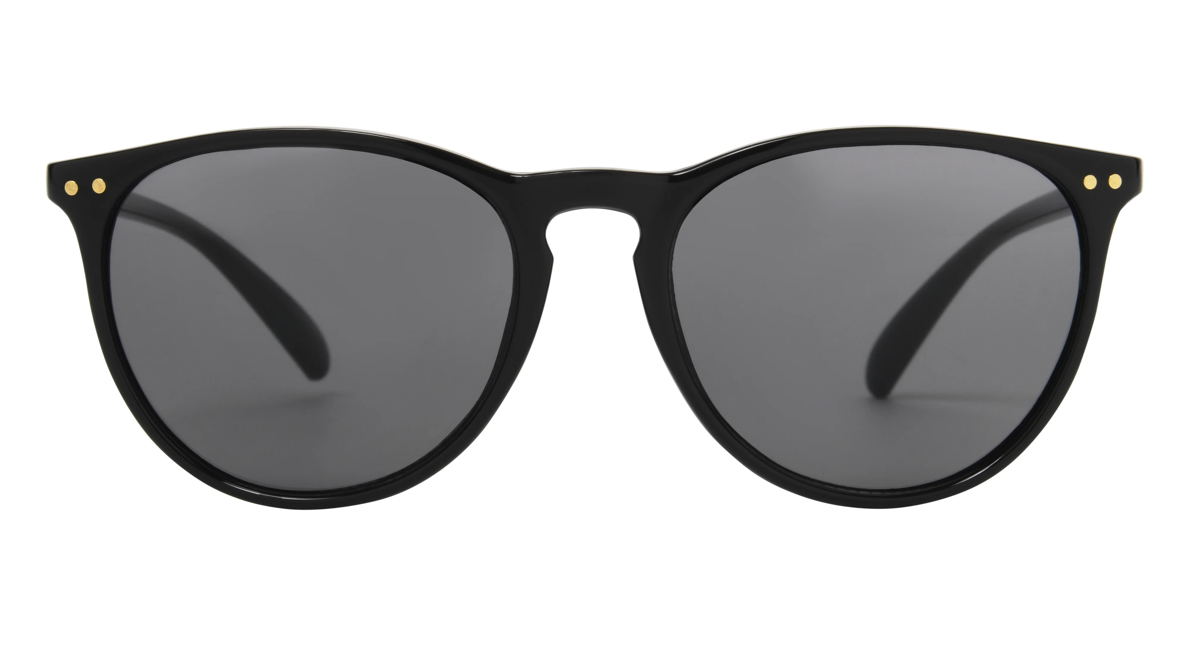 Sunsentials Women's Round Fashion Sunglasses Black | Walmart (US)