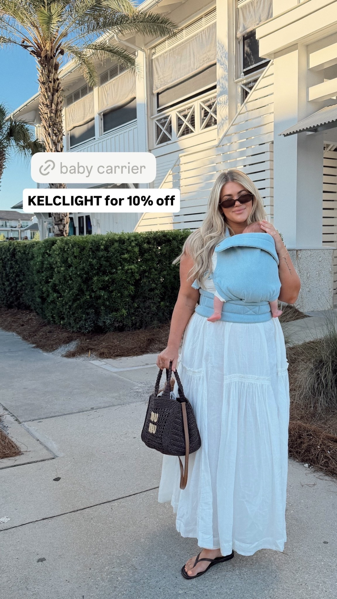 Vacation dinner dress🤍KELCLIGHT for 10% off @mabecarriers