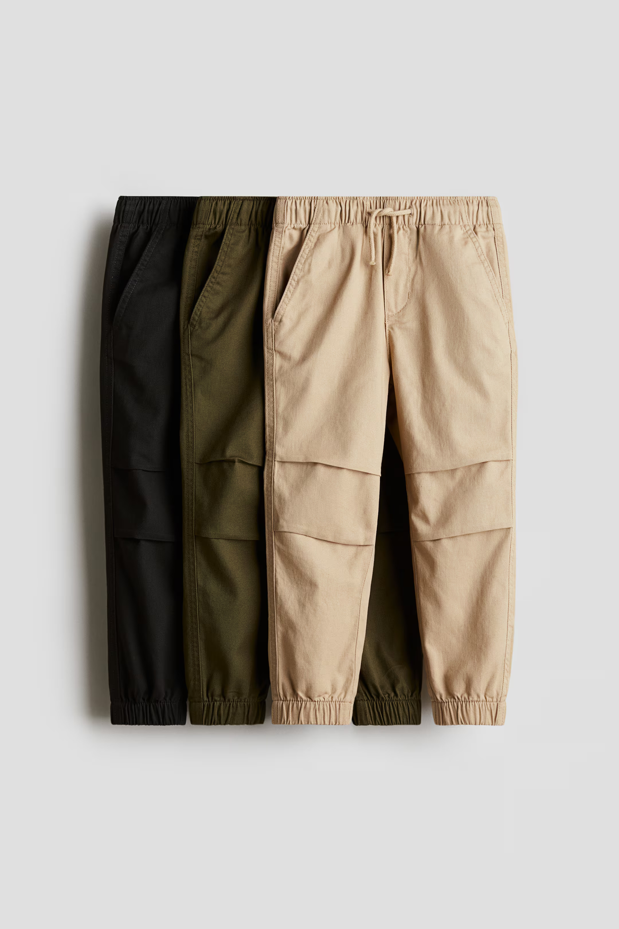 3-pack Cotton Joggers | H&M (US + CA)