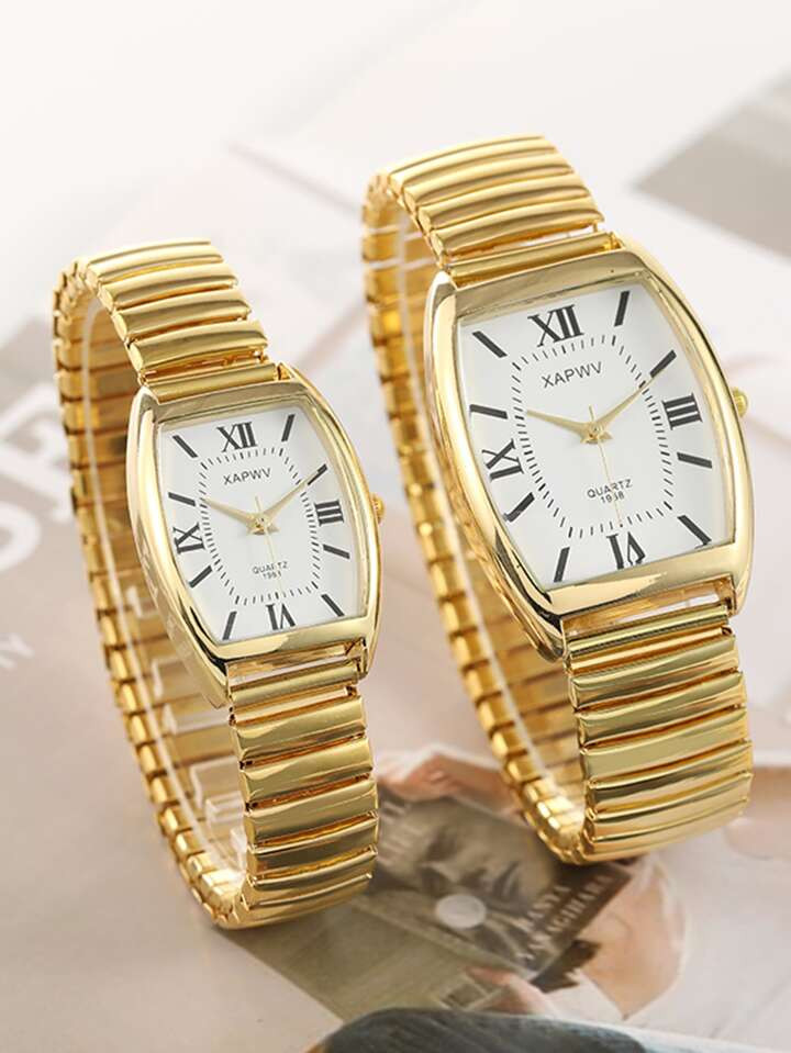 Elegant Digital Display Women's Quartz Watch, Old Fashioned Casual Style Wristwatch For Ladies An... | SHEIN