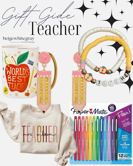 Teacher gift guide! Here is a gift guide for those wonderful teachers in the world! They will love these gifts from any of there students! 

#LTKHoliday #LTKGiftGuide #LTKstyletip