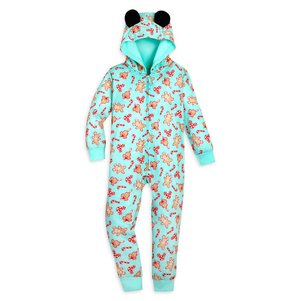 Mickey Mouse Holiday Treats Hooded Romper for Kids | Disney Store