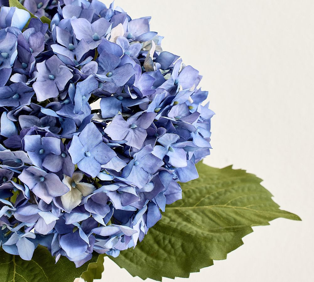 Faux Deep Blue Hydrangea Bundle | Pottery Barn (US)