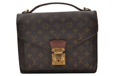 Authentic Louis Vuitton Monogram Monceau 2Way Shoulder Hand Bag M51185 LV 5467H | eBay US