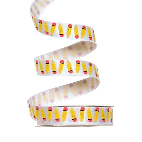 Ribest Back to School Pencil Ribbon, 5/8 in 10 Yd | Amazon (US)