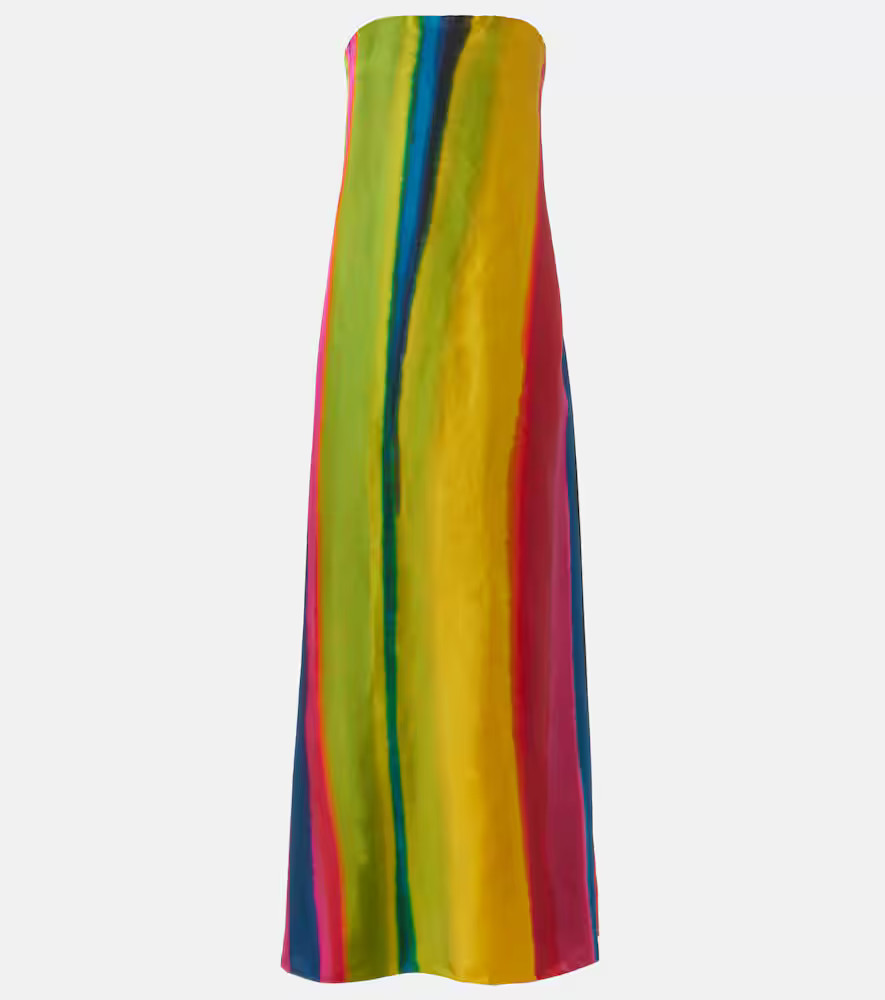 Christopher Esber Aura striped silk satin maxi dress | Mytheresa (US/CA)