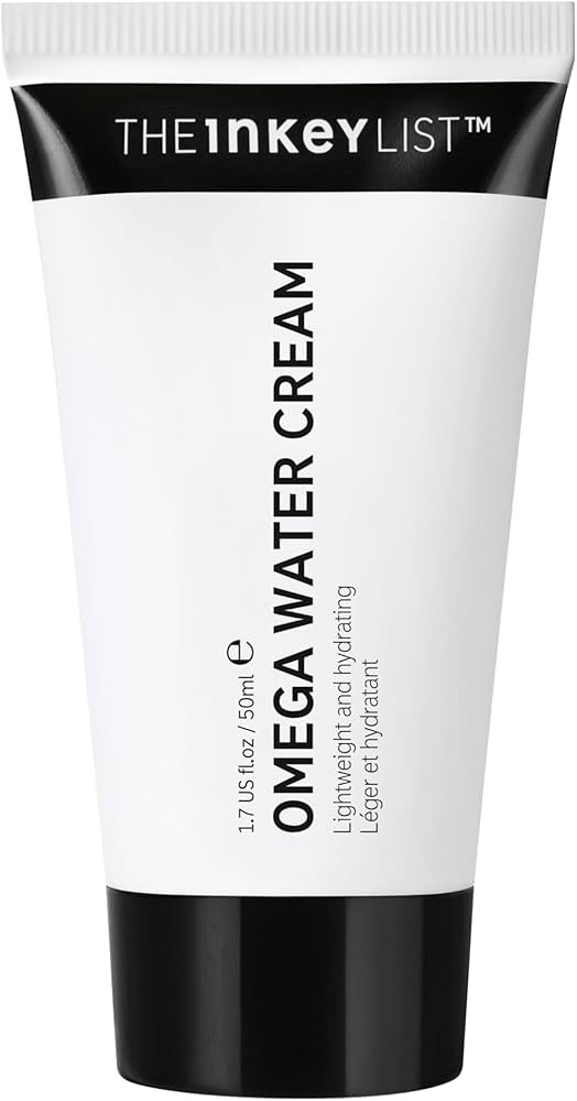The INKEY List Omega Water Cream 50ml, Oil-Free Face Moisturiser, Lightweight Gel, Vegan Friendly... | Amazon (UK)