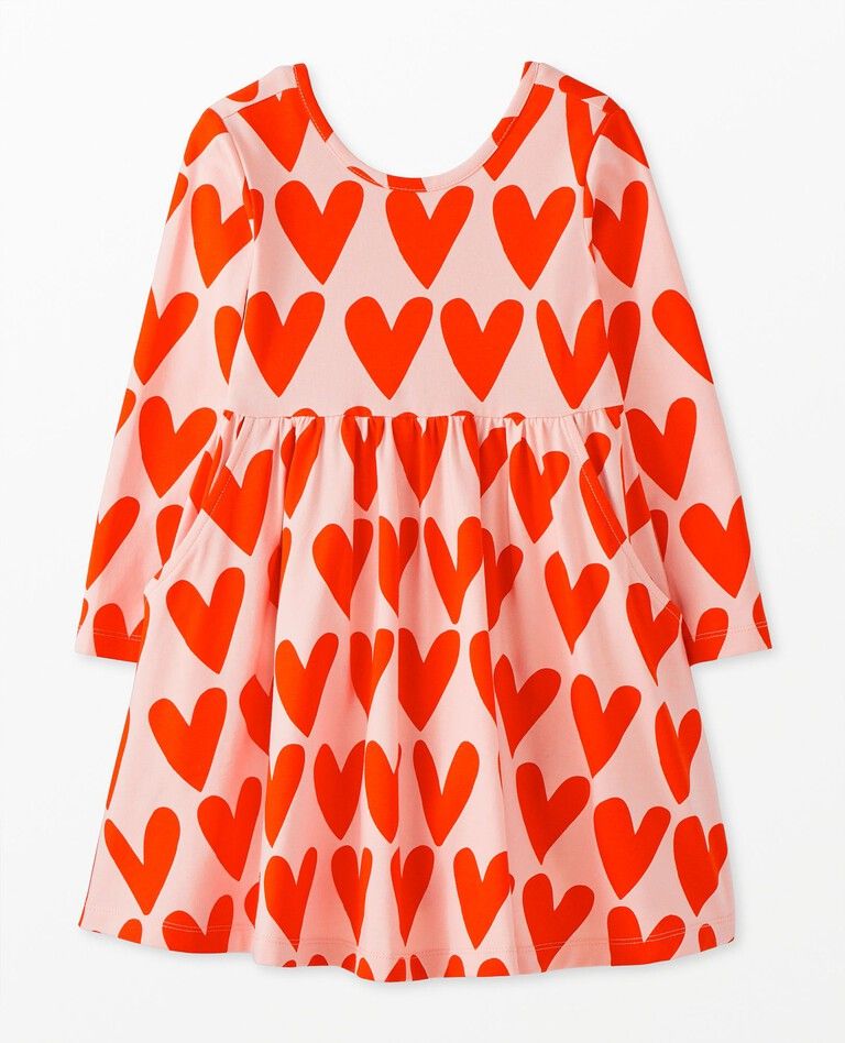 Valentines Print Super Soft Skater Dress | Hanna Andersson