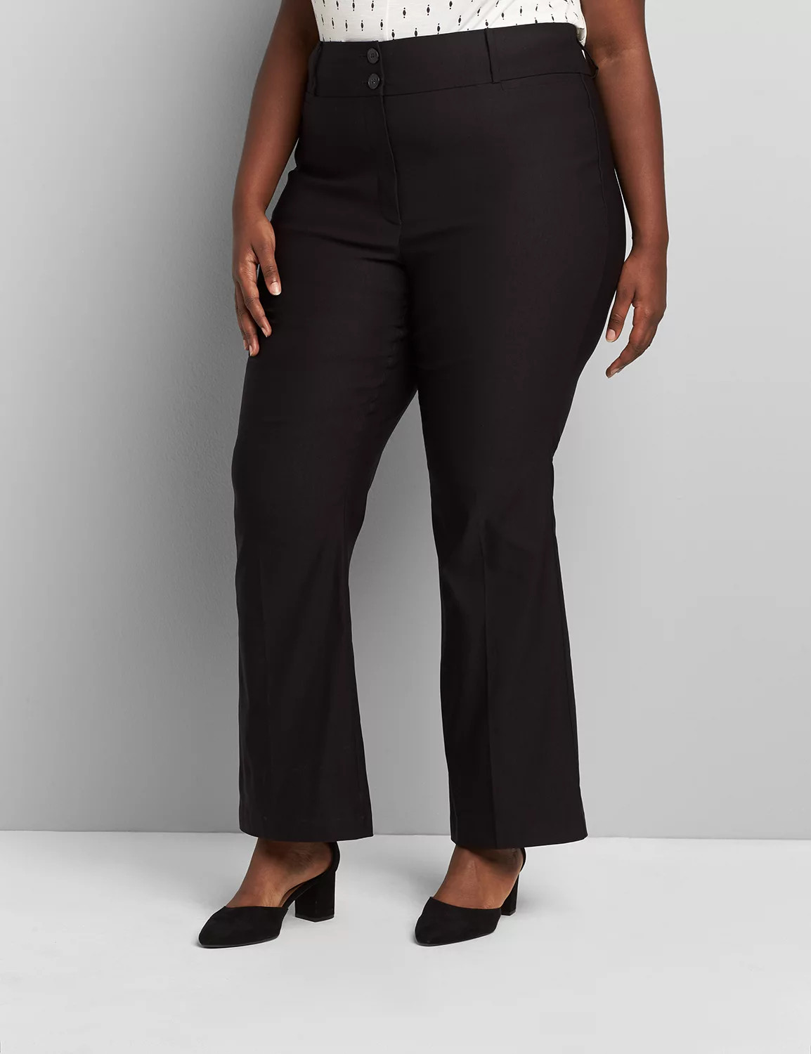 Lane Bryant Women's Tighter Tummy High-Rise Boot 4-Season Pant 18 Black | Lane Bryant (US)