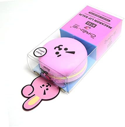The Creme Shop 1 Cooky Macaron Lip Balm - Rose BT21 Vitamin E Shea Butter, Made in Korea BMLB7022... | Amazon (US)