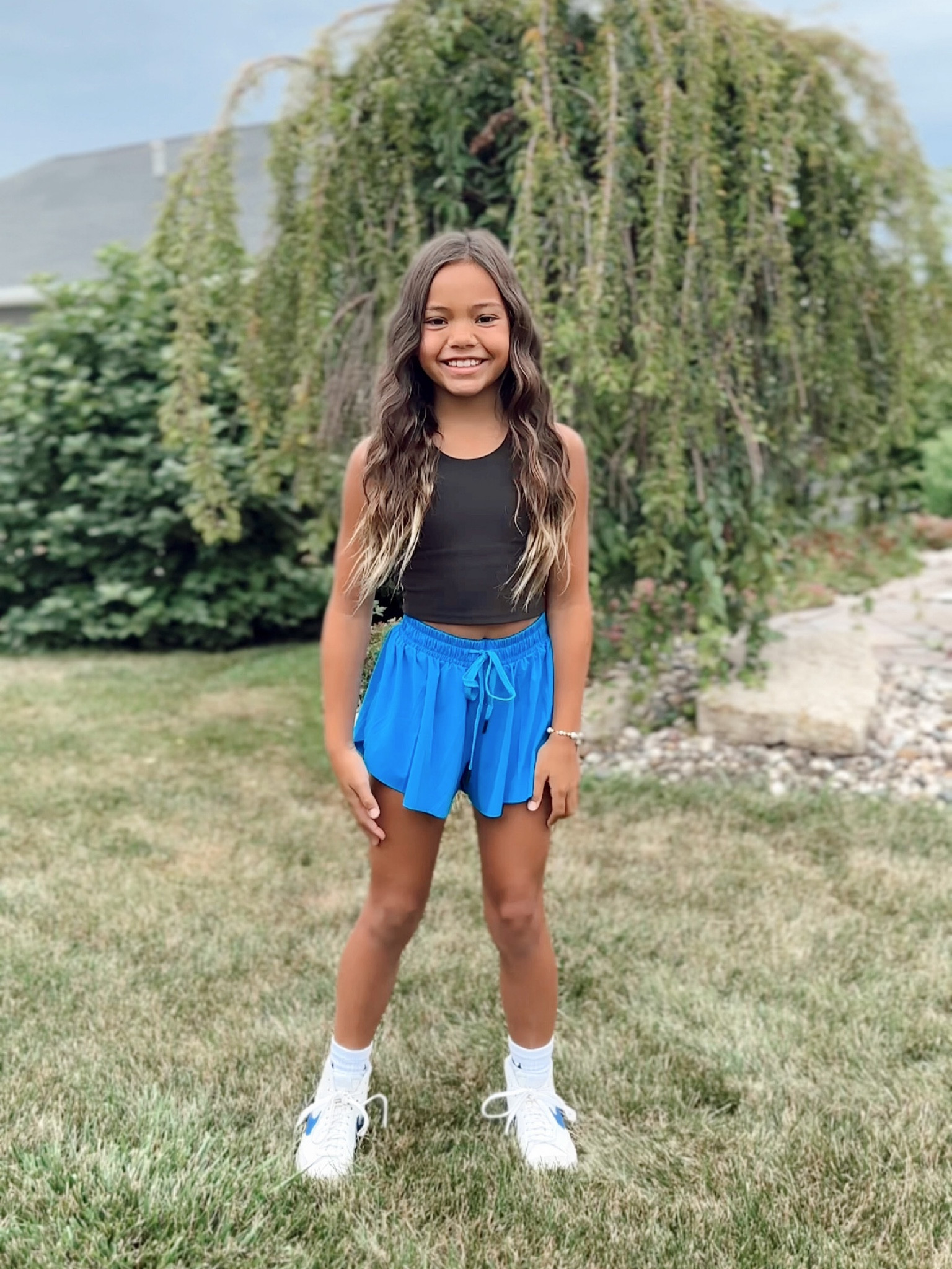 This girls longline bra is $4.88 right now!  Make sure to use code HURRY at checkout!  Girls athletic wear - girls activewear - Nike blazer sneakers - Amazon butterfly shorts - flowy shorts - Nike high socks - dance wear 

#LTKsalealert #LTKkids #LTKfindsunder50