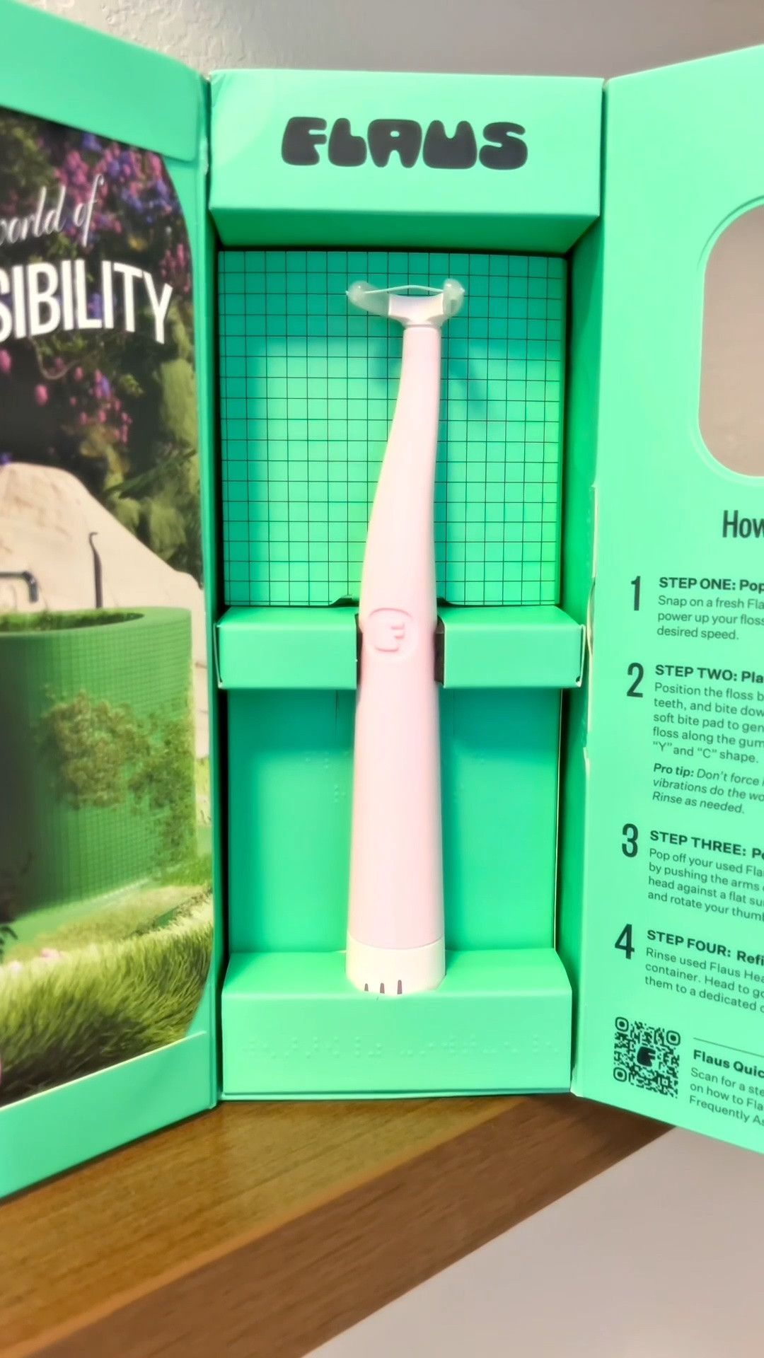 🦷FLAUS: #ad It's like an electric toothbrush, but for flossing! @goflaus #flaus

🦷How Flaus works:
Flaus' patented technology uses up to 18,000 sonic vibrations with a left-to-right displacement motion to create a "floss-assist" motion that helps remove plaque, massage gums and move floss quickly between tight teeth. The Y-shaped head and ergonomic handle makes cleaning your molars easy and comfortable.

🦷BENEFITS:
•Makes flossing comfier & easier
•5x faster than traditional flossing
•Builds easy, healthy habits (and gums!)
•Keeps finger germs out of mouth

🩷Love that it comes in pink too!

#LTKBeauty #LTKTravel #LTKselfcare