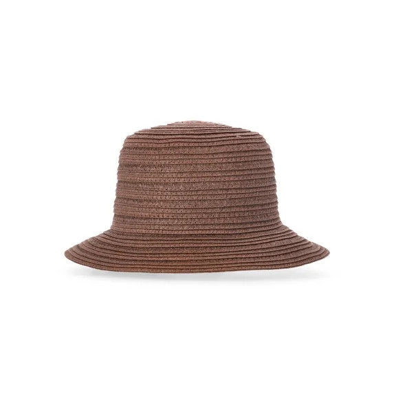 Time and Tru Women's Bucket Hat, Dark Brown | Walmart (US)