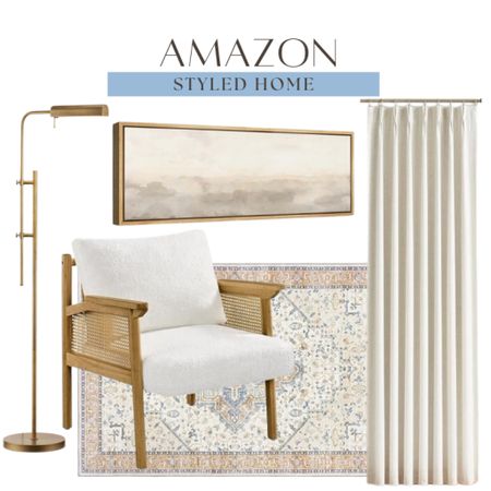 Amazon styled home includes wall art, area rug, curtains, and floor lamp.

Home decor, home accents, neutral home decor, Amazon home finds

#LTKhome #LTKstyletip #LTKfindsunder100